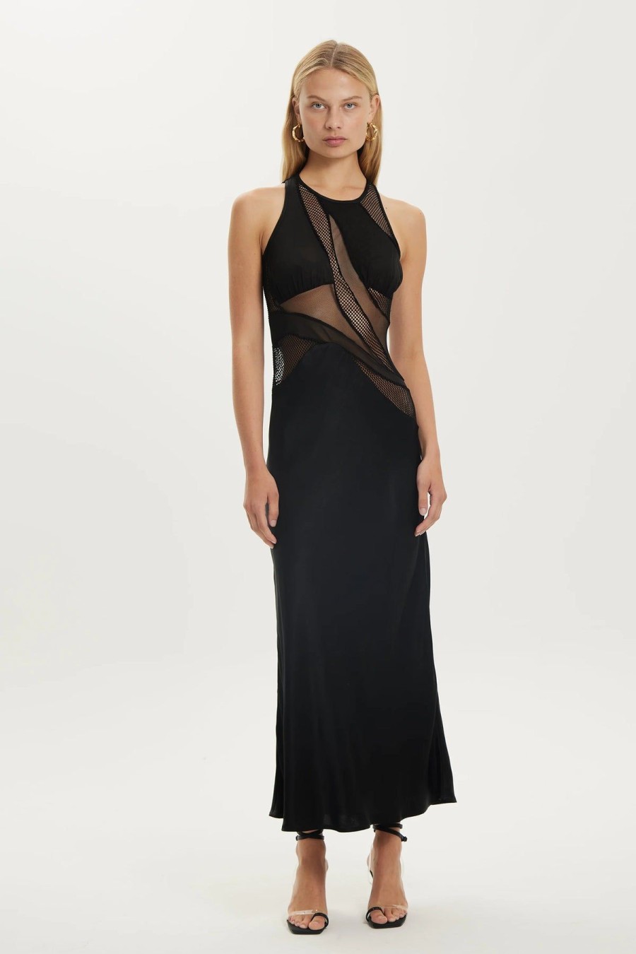 Women Third Form Party | Third Form Crystal Clear Tank Maxi Dress-Black