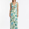 Women Dress Hire AU Wedding Guest | Sir The Label Alexandre Tie Midi Dress-Print