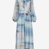 Women Sofia Irina Race Day | Sofia Irina Maxi Shirt Dress-Light Blue Ocean