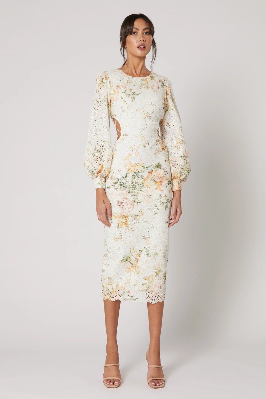 Women Winona Wedding Guest | Winona Lantana Lace Up Dress-Print