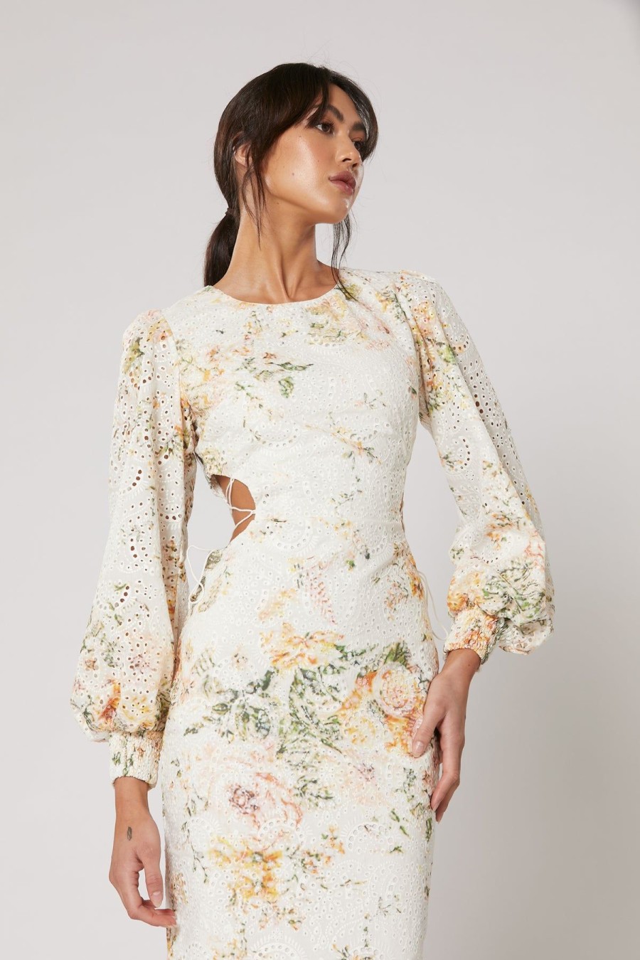 Women Winona Wedding Guest | Winona Lantana Lace Up Dress-Print