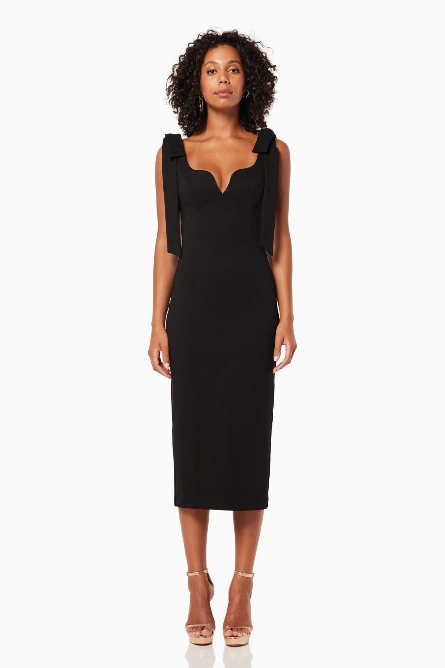 Women Elliatt Wedding Guest | Elliatt Influential Dress-Black