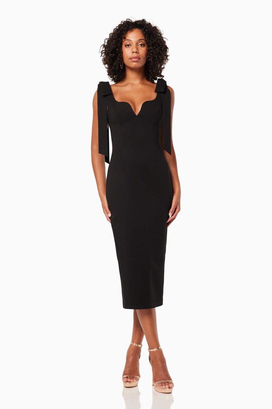 Women Elliatt Wedding Guest | Elliatt Influential Dress-Black