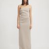 Women Dress Hire AU Wedding Guest | Tojha Desiree Dress-Stone