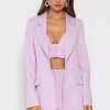 Women Dress Hire AU Jackets & Coats | Runaway The Label Need Want Blazer-Lilac