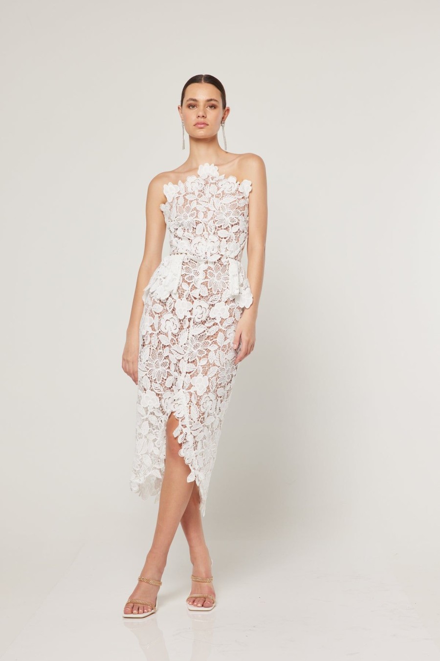 Women Elliatt Race Day | Elliatt Times Dress-Ivory