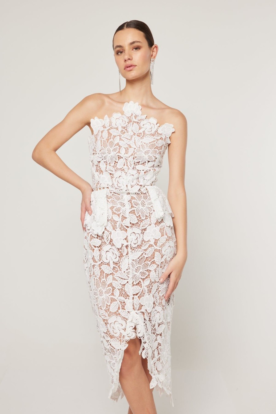 Women Elliatt Race Day | Elliatt Times Dress-Ivory