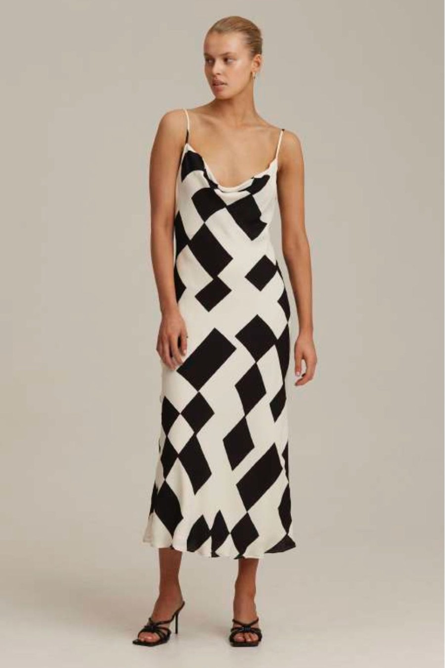 Women C/MEO Collective Wedding Guest | C/Meo Collective Emergent Adore You Midi Dress-Print