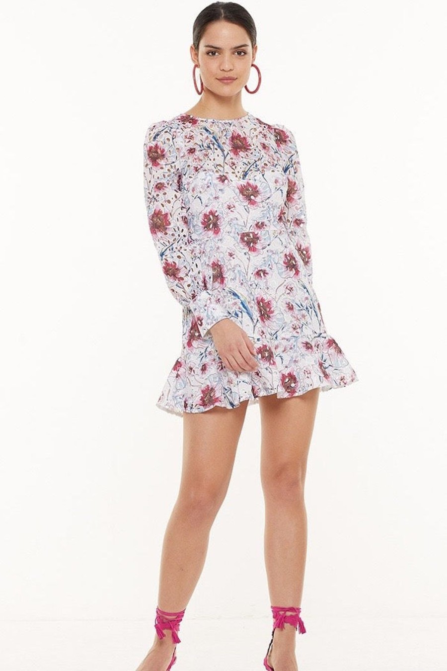 Women Talulah Wedding Guest | Talulah Bonita Long Sleeve Mini Dress-Casa Blanca Print