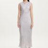 Women Third Form Wedding Guest | Third Form Untamed Bias Tank Dress-Silver