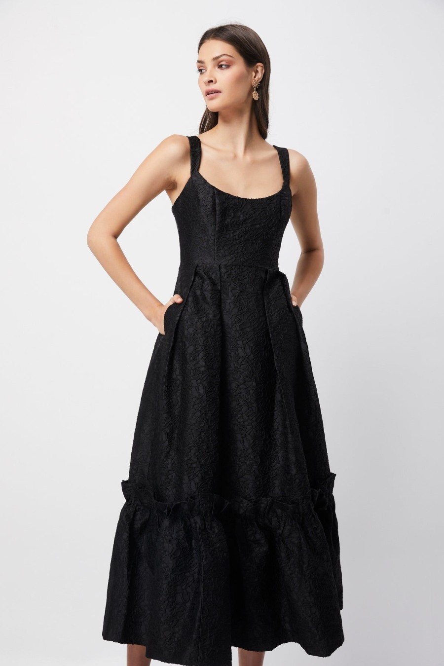 Women Elliatt Wedding Guest | Elliatt Insonomy Dress-Black