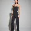 Women Dress Hire AU Sets | Kianna Shim Flare Pant-Black