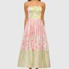 Women Leo Lin Wedding Guest | Leo & Lin Ana Halterneck Maxi Dress-Anemone Splice Print