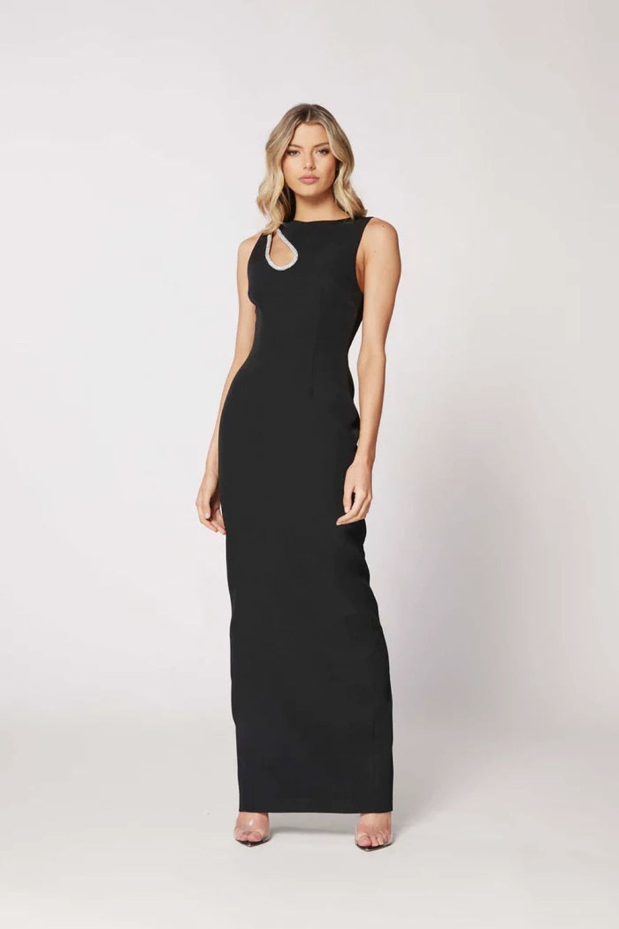 Women Bianca & Bridgett Formal | Bianca & Bridgett Valencia Dress-Black