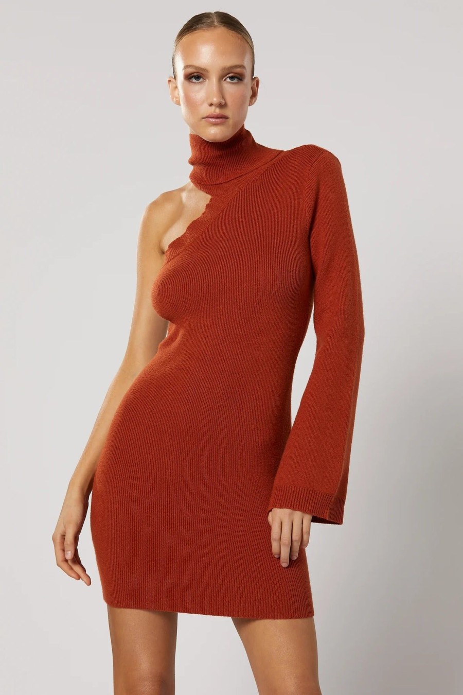 Women Winona Party | Winona Cassidy Scarf Dress-Copper