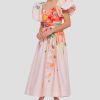 Women Leo Lin Wedding Guest | Leo & Lin Maevis Midi Dress-Euphoria Print