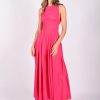 Women Aureta Wedding Guest | Aureta Elke Maxi Dress-Fuchsia