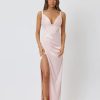 Women Bianca & Bridgett Wedding Guest | Bianca & Bridgett Peony Dress-Blush