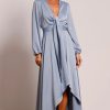 Women Pasduchas Wedding Guest | Pasduchas Cherish Tie Midi Dress-Bluebell