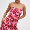 Women For Love & Lemons Wedding Guest | For Love & Lemons Huda Mini Dress-Pink Floral