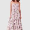 Women Torannce Wedding Guest | Torannce 16Th Beach Dress-Watercolour Floral Pink