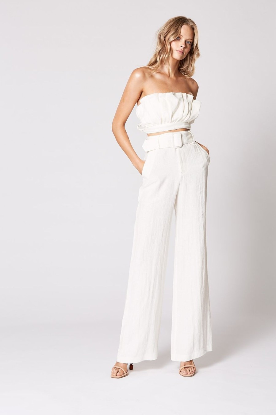 Women Winona Sets | Winona Amity Pant-White