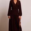 Women Pasduchas Wedding Guest | Pasduchas Equinox Collared Midi Dress-Cocoa