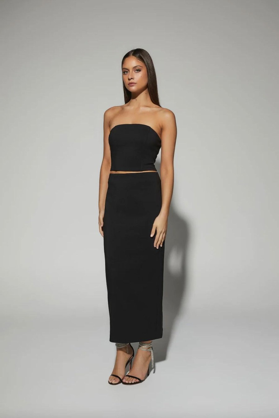 Women Dress Hire AU Sets | Kianna Adriana Skirt-Black