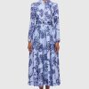 Women Leo Lin Wedding Guest | Leo & Lin Renee Midi Dress-Hyacinth