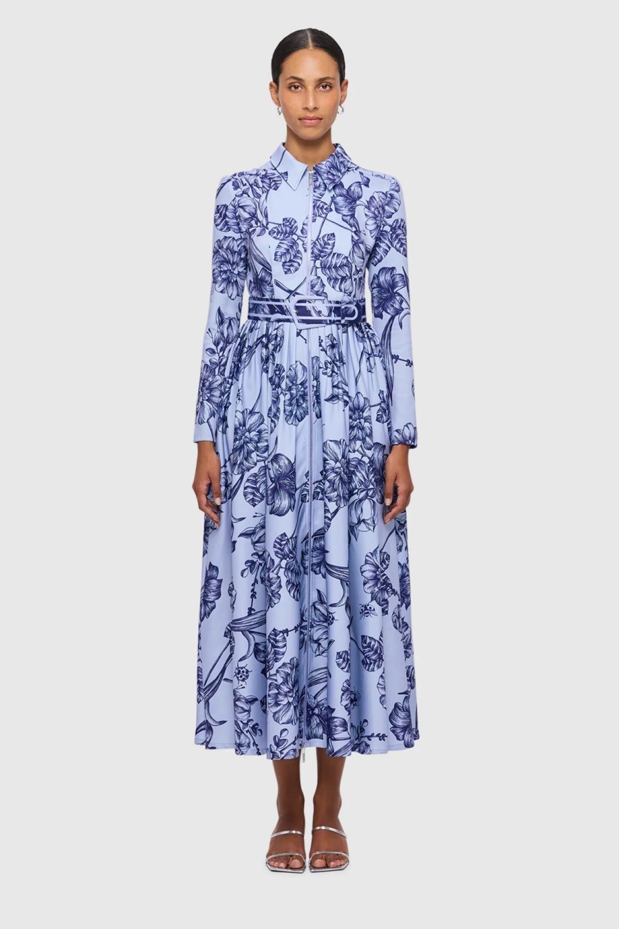 Women Leo Lin Wedding Guest | Leo & Lin Renee Midi Dress-Hyacinth