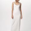 Women Dress Hire AU Party | Nicola Finetti Long Diamond Backless Dress-White