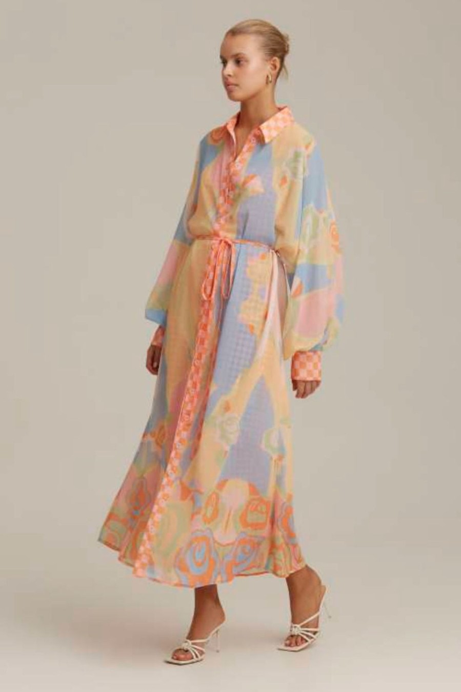 Women C/MEO Collective Wedding Guest | C/Meo Collective Replica Wonderful You Maxi Dress-Cabana Floral