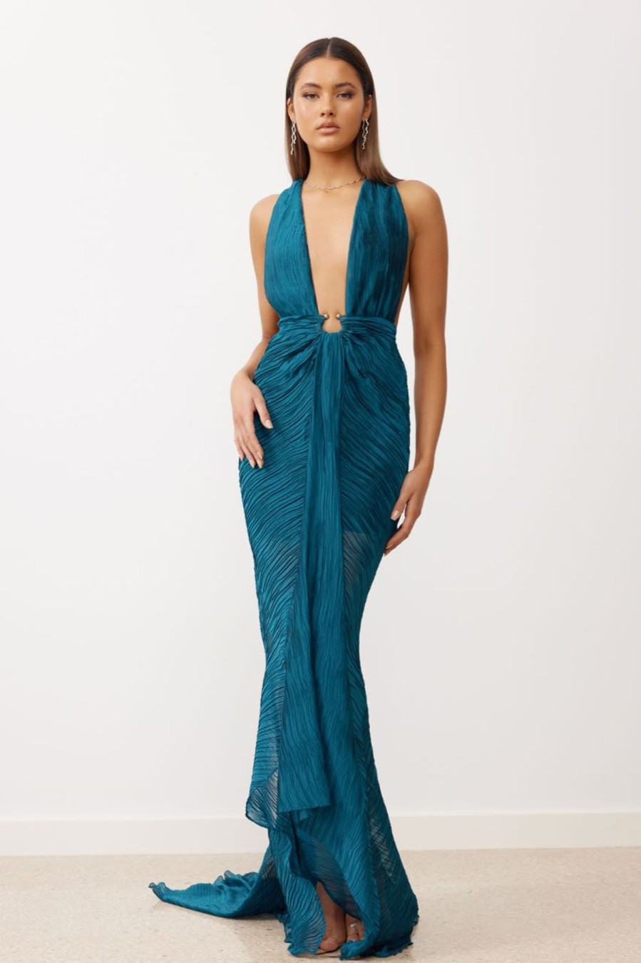 Women Lexi Formal | Lexi Sirena Dress-Teal