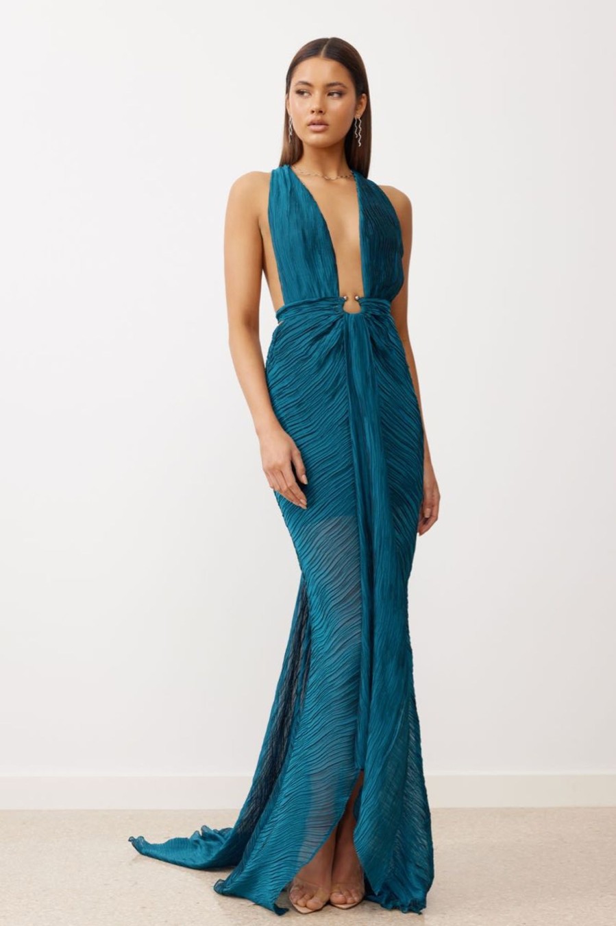 Women Lexi Formal | Lexi Sirena Dress-Teal