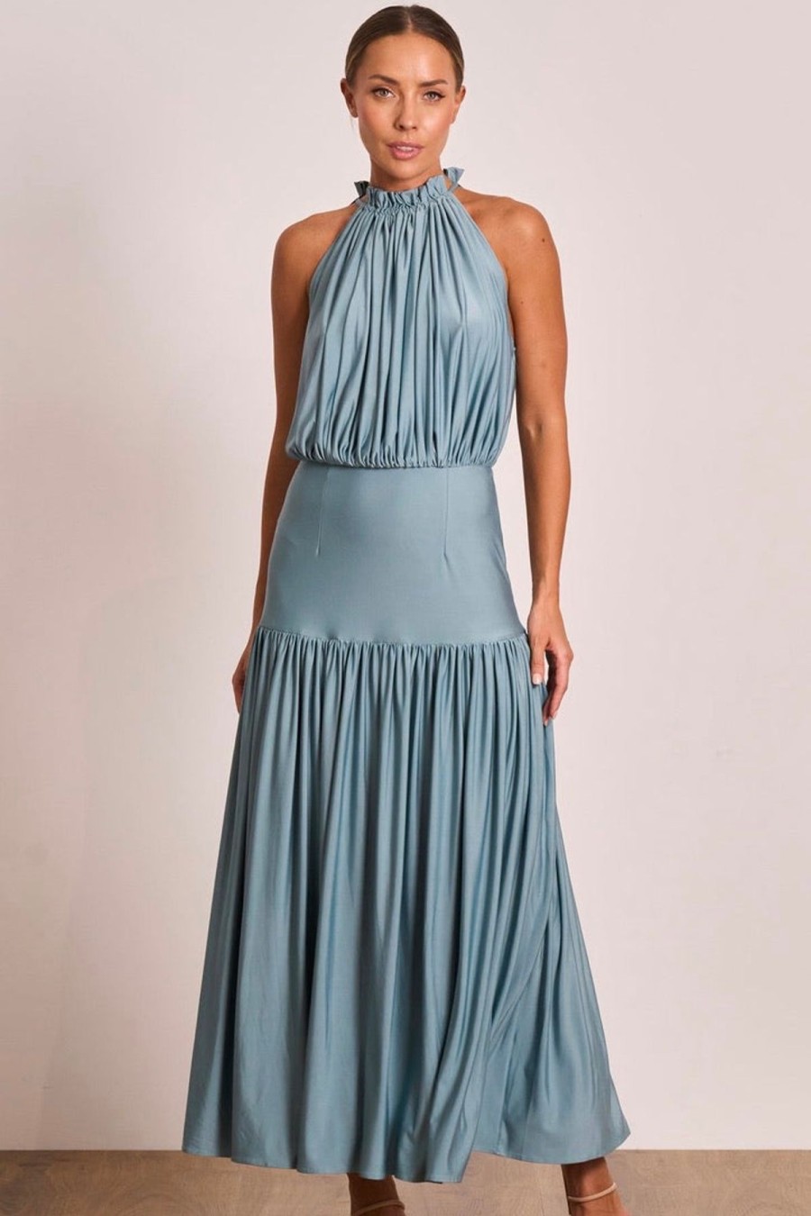 Women Pasduchas Wedding Guest | Pasduchas Two'S Company Midi Dress-Eucalyptus