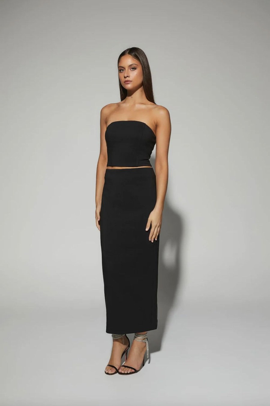 Women Dress Hire AU Sets | Kianna Adriana Bodice-Black