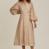 Women Keepsake Wedding Guest | Keepsake Isabella-Vera Long Sleeve Midi Dress-Mosaic