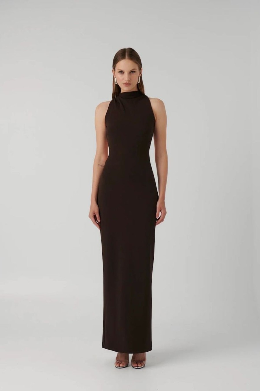 Women Effie Kats Formal | Effie Kats Ambre Gown-Coffee