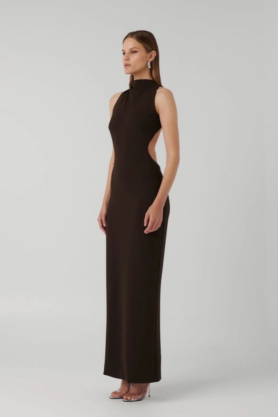 Women Effie Kats Formal | Effie Kats Ambre Gown-Coffee