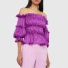 Women Leo Lin Wedding Guest | Leo & Lin The Gathering Bustier Top-Violet