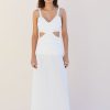 Women Suboo Wedding Guest | Suboo Aster Cutout Maxi Dress-White