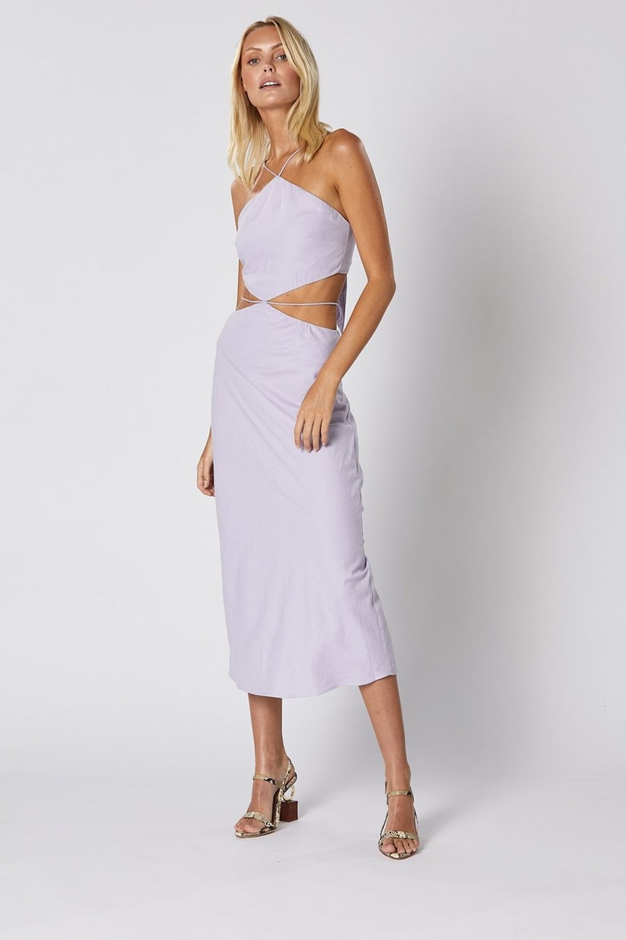 Women Winona Party | Winona Violette Midi Dress-Lilac