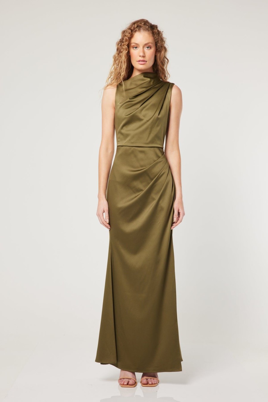 Women Elliatt Formal | Elliatt Avalite Maxi Dress-Olive