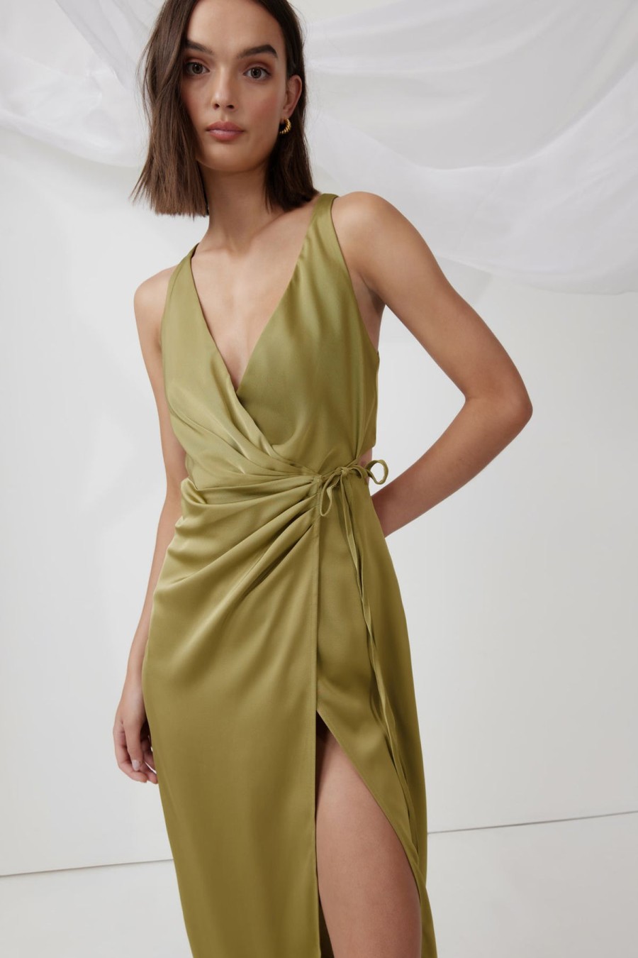 Women Lexi Formal | Lexi Marigold Dress-Olive