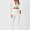 Women Bianca & Bridgett Sets | Bianca & Bridgett Trinity Crop-White