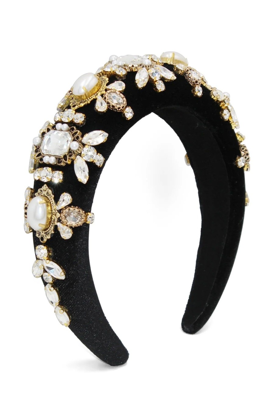 Women Dress Hire AU Headwear | Morgan & Taylor Ophelia Headband-Black