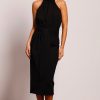 Women Pasduchas Wedding Guest | Pasduchas Serene Midi Dress-Black