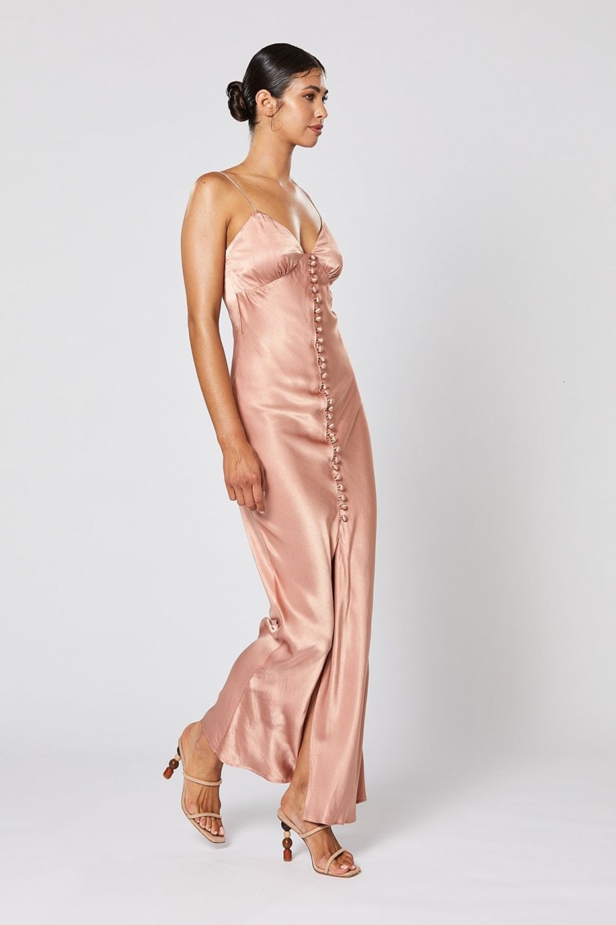 Women Winona Wedding Guest | Winona Zola Dress-Dusty Pink