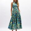 Women Aureta Wedding Guest | Aureta Elke Maxi Dress-Aquatic