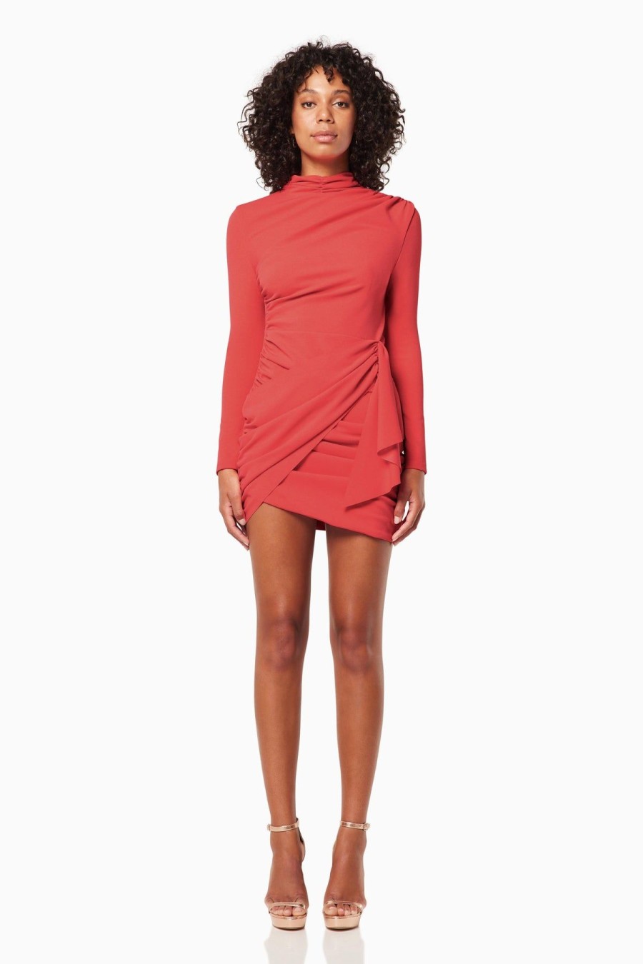 Women Elliatt Pregnancy Friendly | Elliatt Entertain Dress-Coral